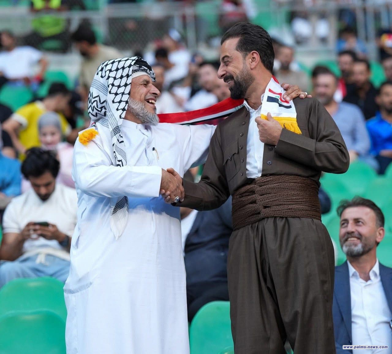 حضورُ جماهيريُّ كبير في ملعبِ البصرةِ الدوليّ لمساندة أسود الرافدين بموقعة الإمارات الحاسمة.